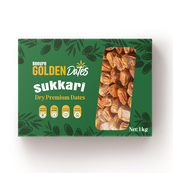 Premium Sukkari Dry Dates - 1KG
