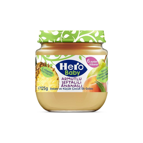 Hero Baby Pear Peach Pineapple 125gr
