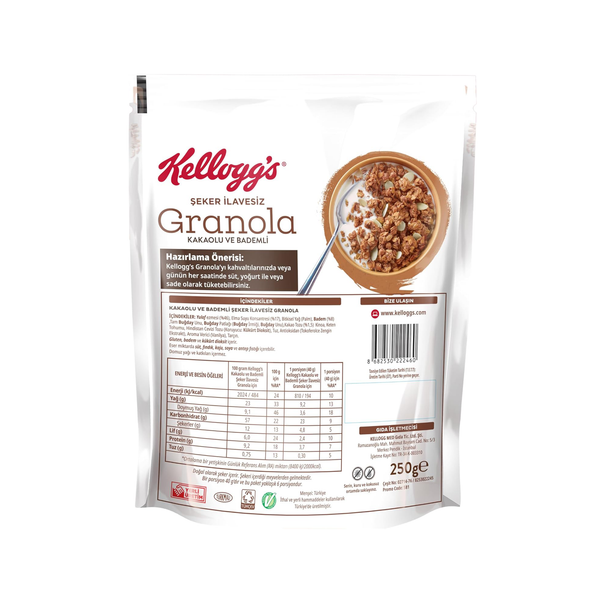 Kellogg’s Granola No Added Sugar, Cocoa & Almond 250g