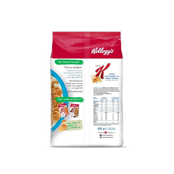 Kellogg’s Special K Classic Breakfast Cereal – Whole Wheat & Rice 420g