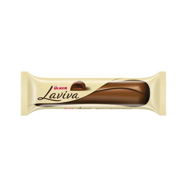 Laviva Biscuits and Intense Dark Chocolate with Milk Chocolate 35 Grams