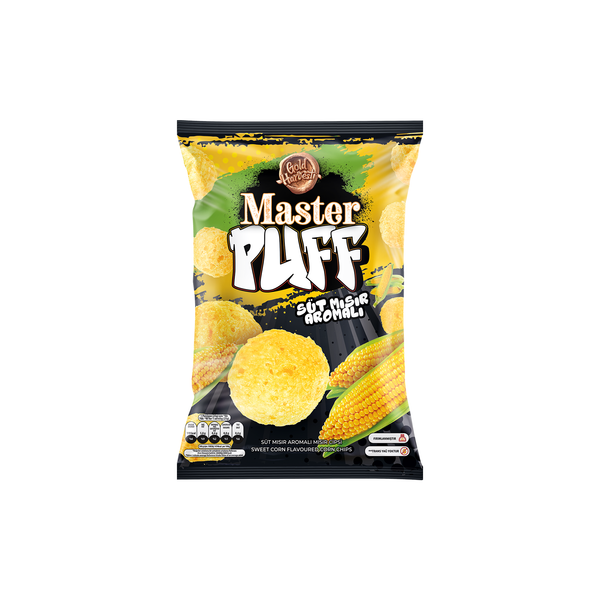 Master Puff Sweet Corn Flavored Corn Chips 25gr