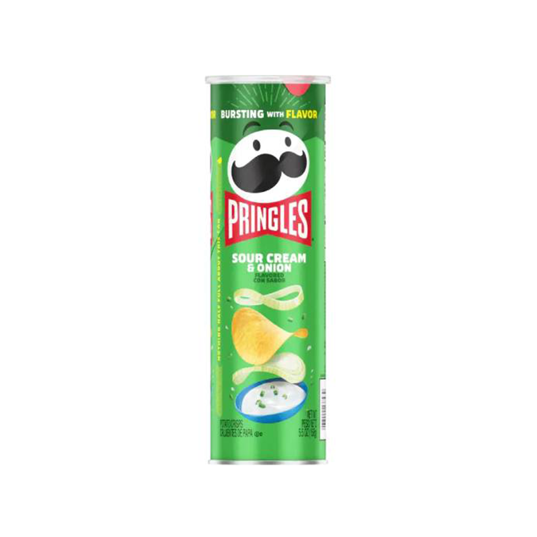 Pringles Sour Cream & Onion Potato Crisps 165g