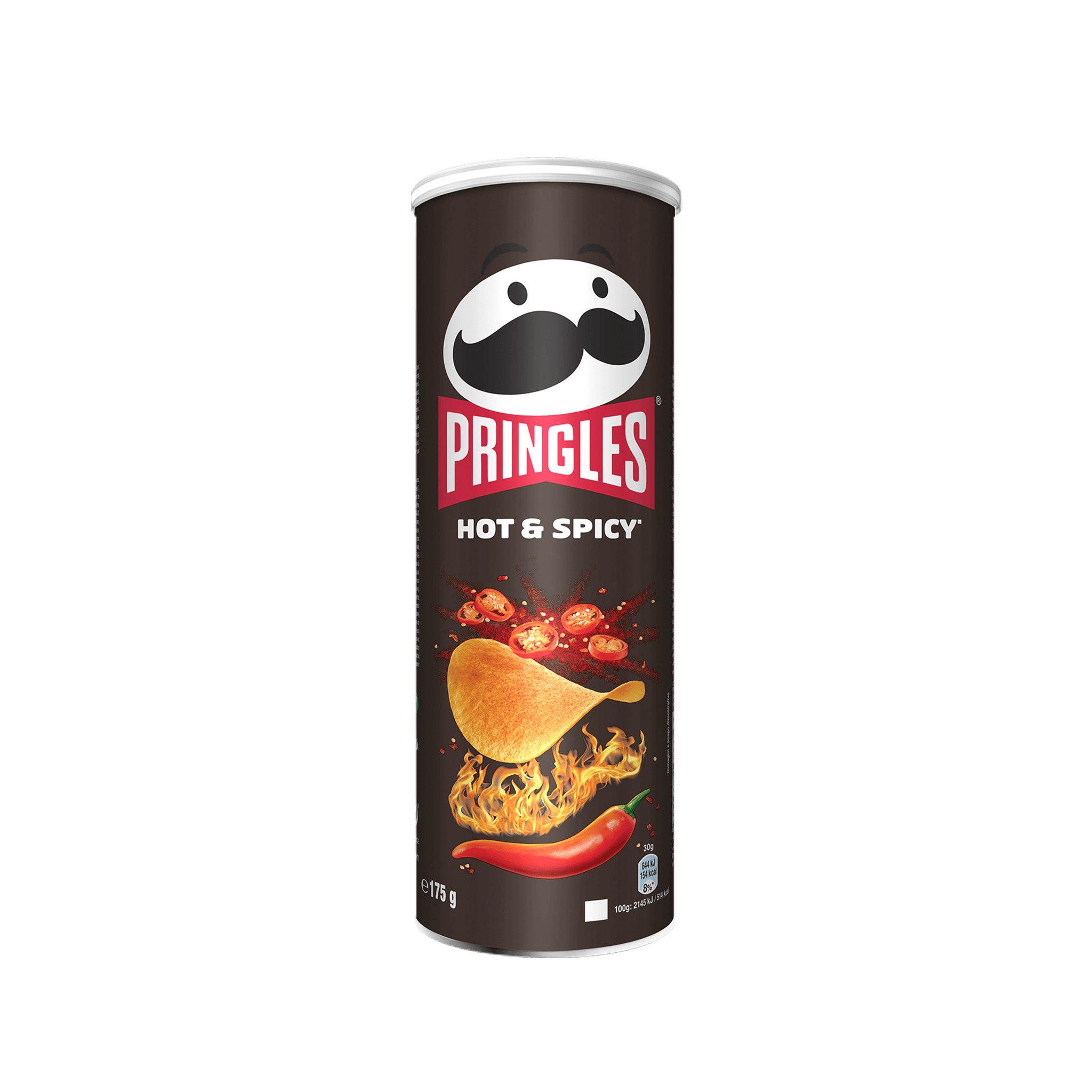 Pringles Hot & Spicy Potato Crisps 165g