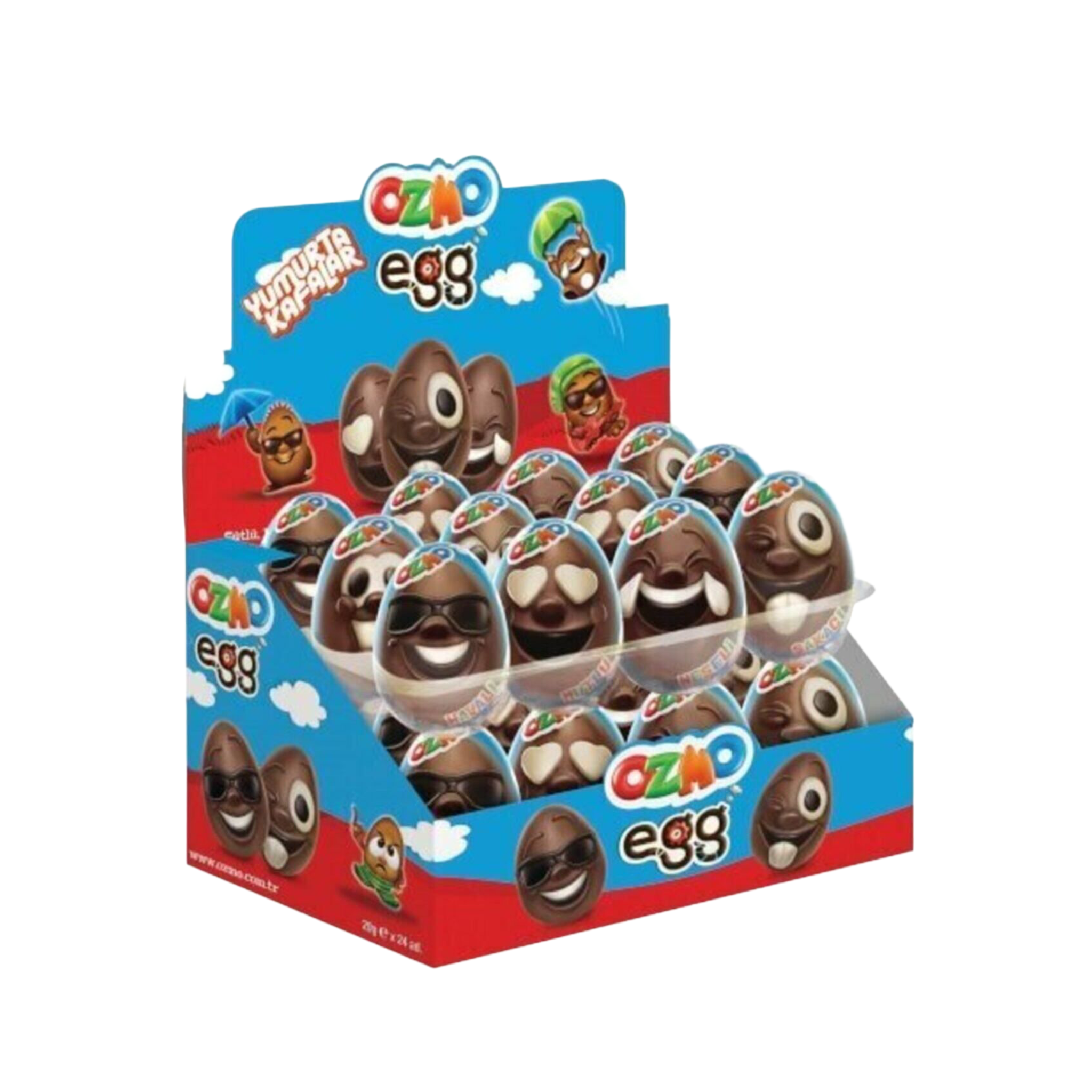 Ozmo Milk Chocolate Egg 20gr - Per Box (24 Pieces)