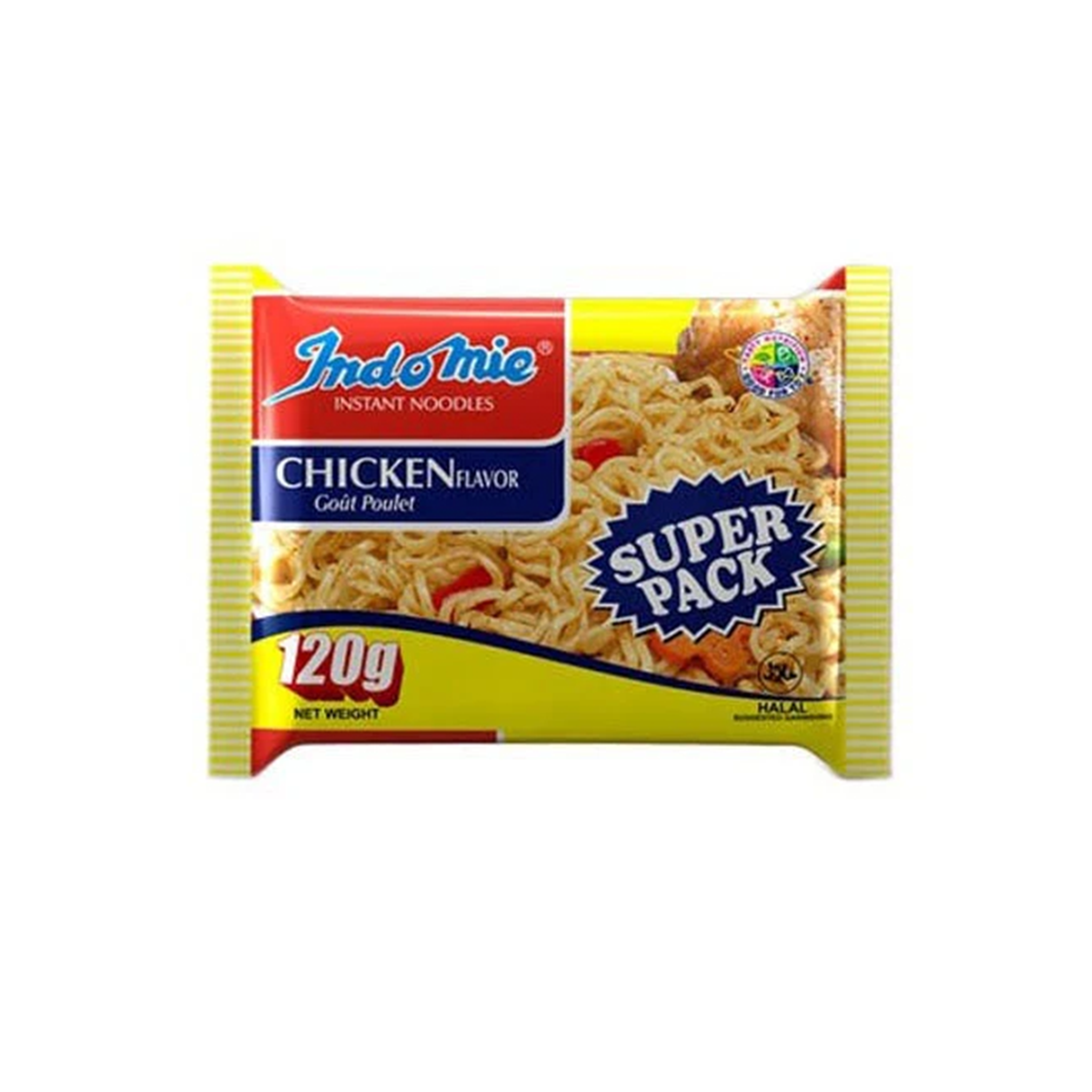 Indomie Instant Noodles Chicken Super Pack 120g