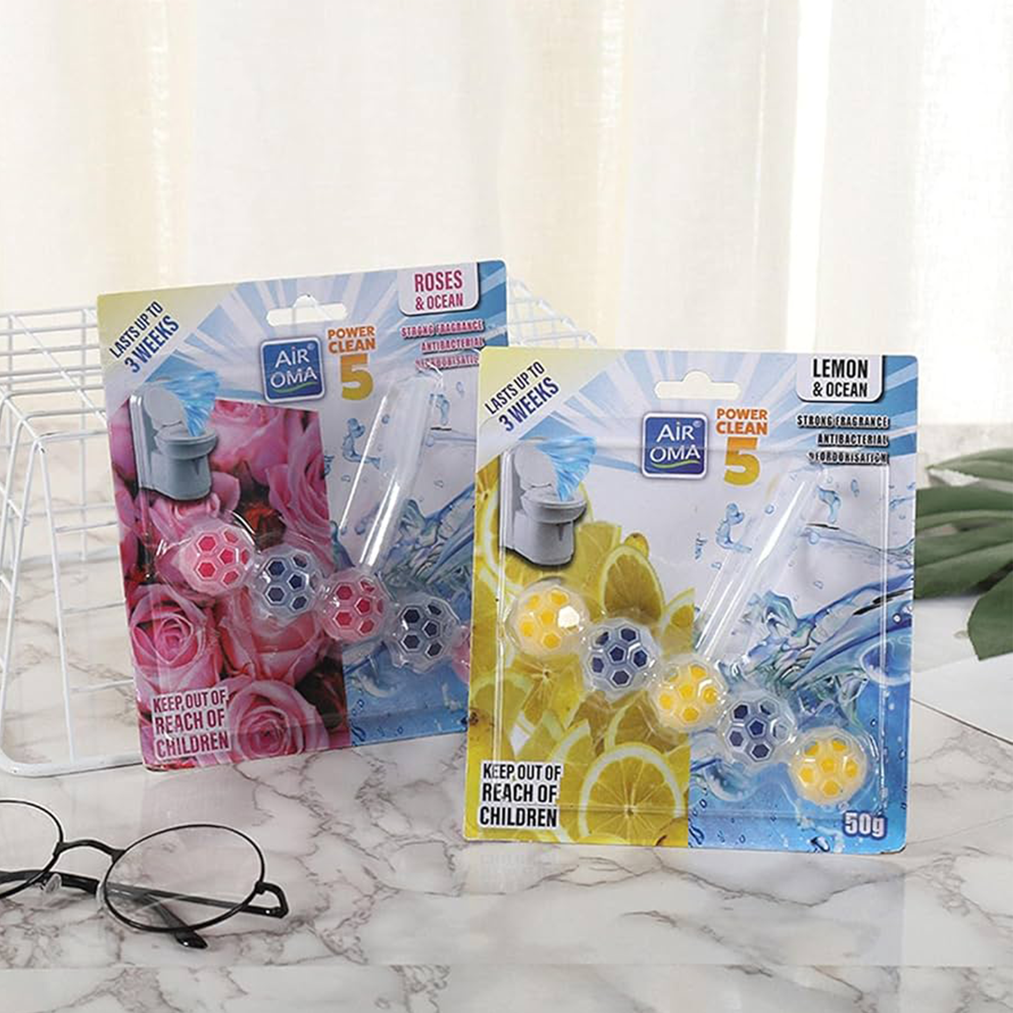 Nova Guards Ocean & Lavender Toilet Hanger 5pcs x 10g