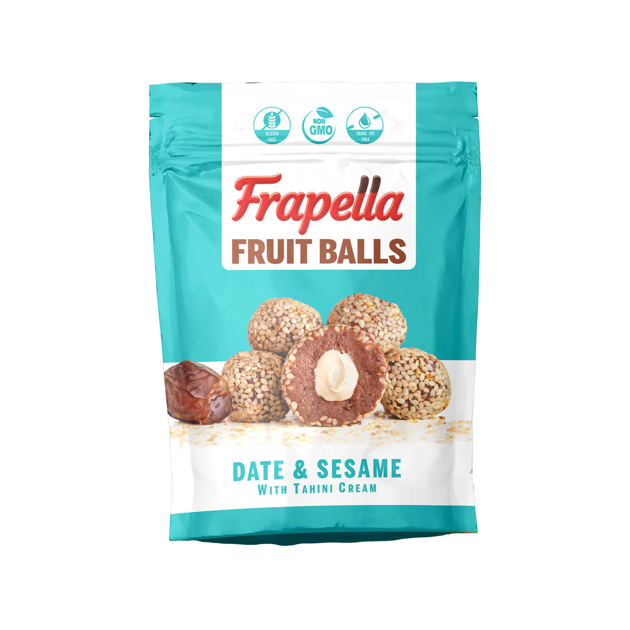 Frapella-Sesame-Coated-Tahini-Cream-Filled-Fruit-Balls-80gr