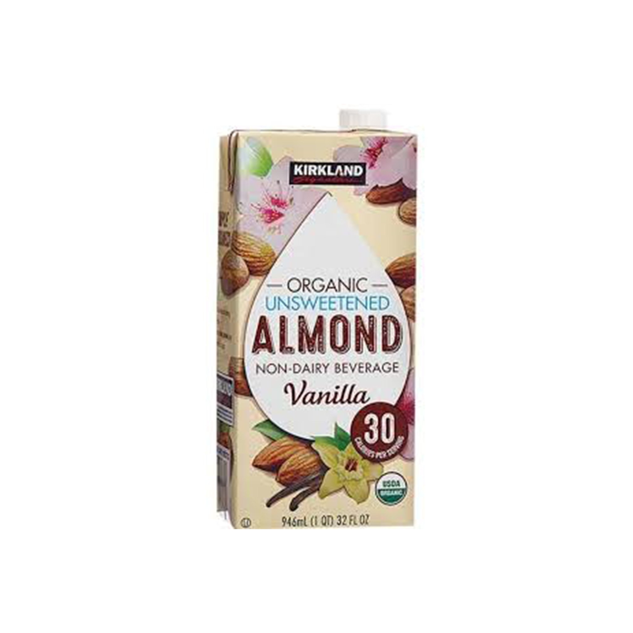 Kirkland Signature Organic Unsweetened Vanilla Almond Milk 946ml