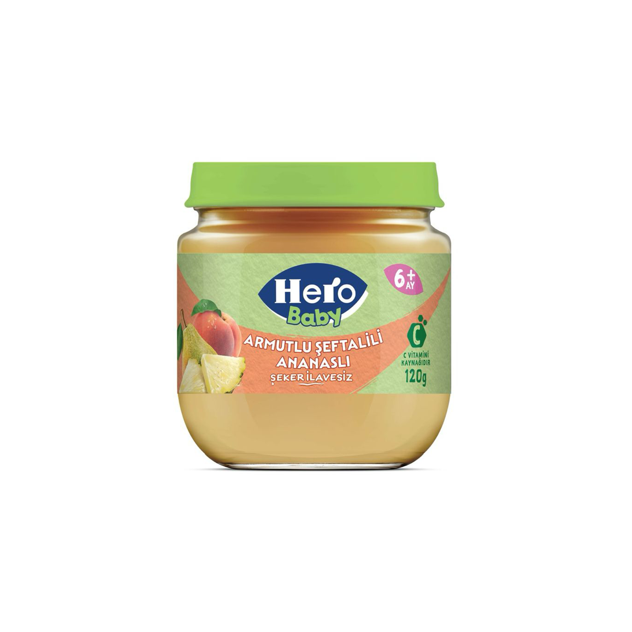 Hero Baby Pear Peach Pineapple 120gr