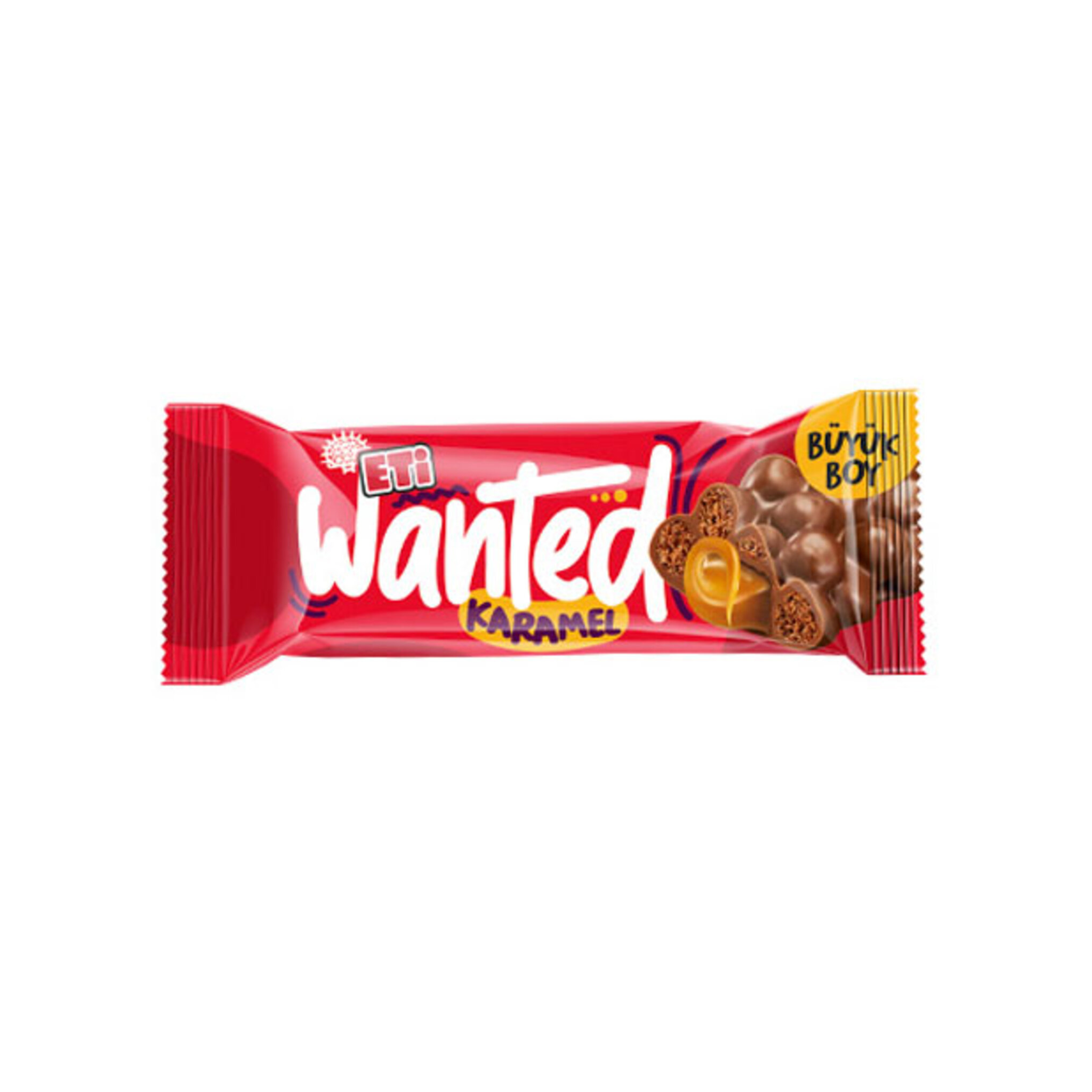 Eti Wanted Caramel Chocolate Bar 32g