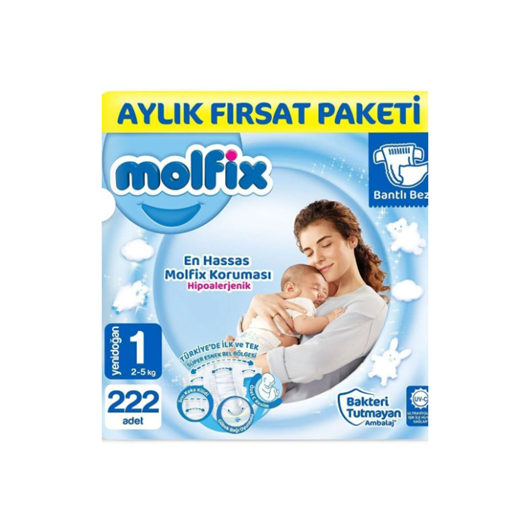 Molfix Opportunity Diapers Size 1 Double Pack