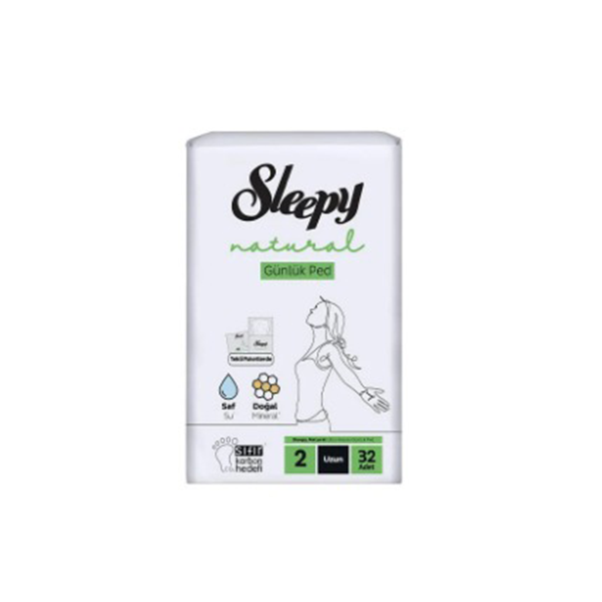 Sleepy One Pack Diapers Size 2 - Per Box (4 Pieces)