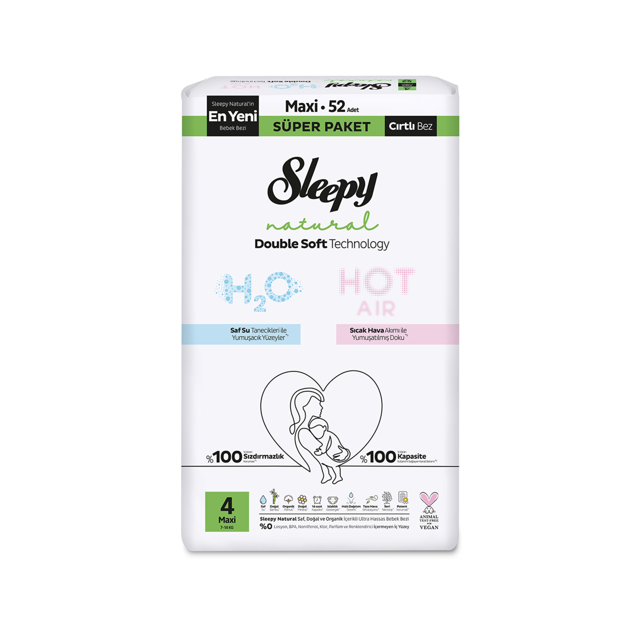 Sleepy One Pack Diapers Size 4 - Per Box (4 Pieces)