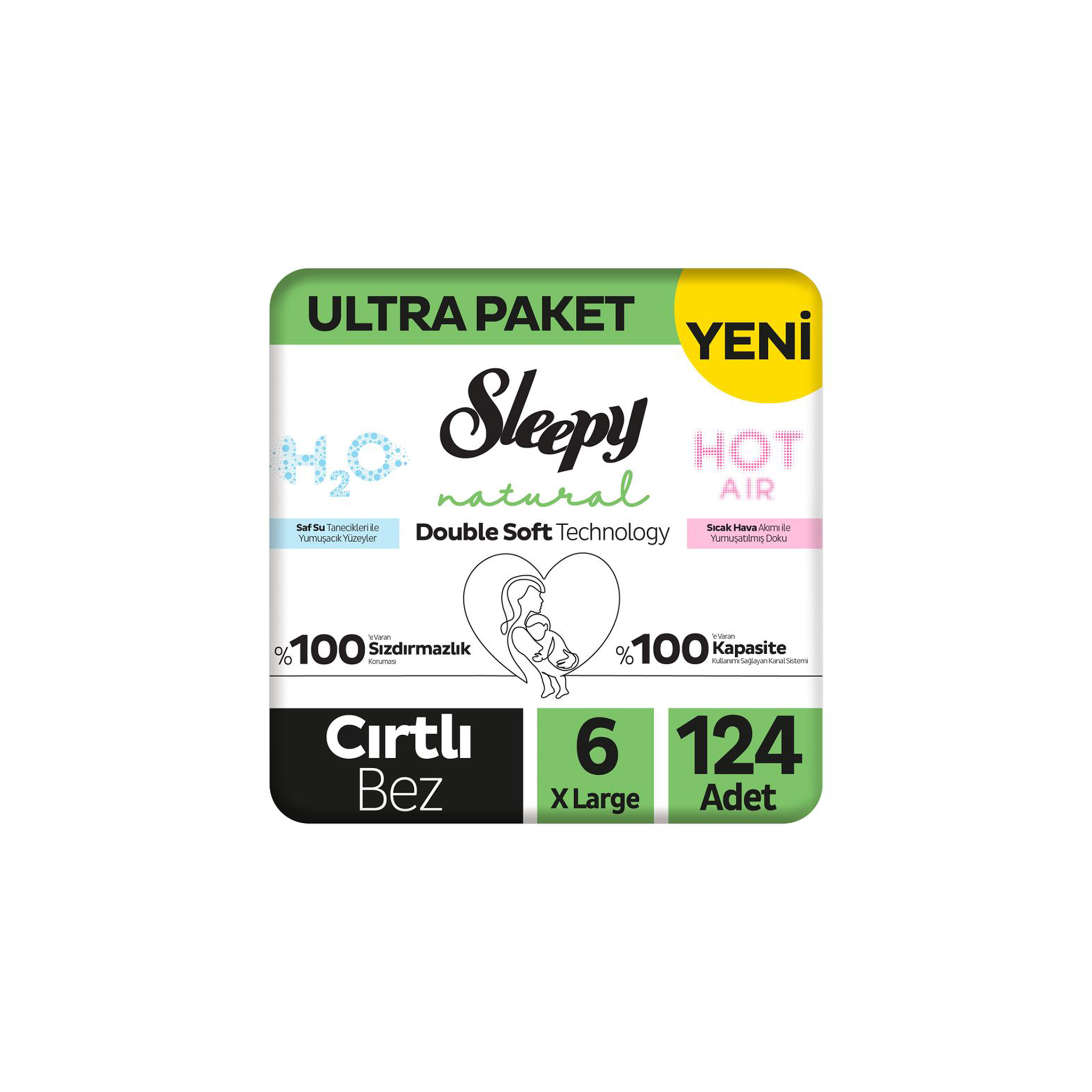 Sleepy One Pack Diapers Size 6 - Per Box (4 Pieces)