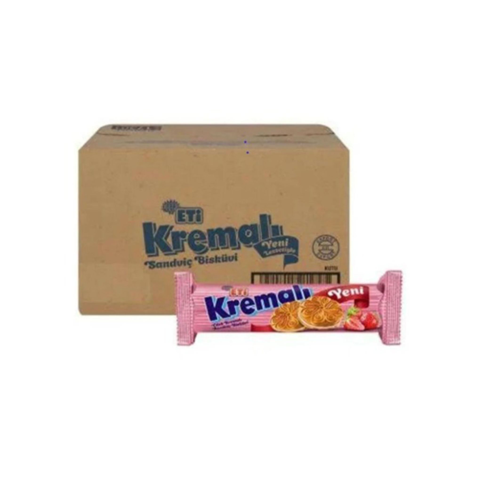 Eti Kremali Strawberry Biscuit 61g