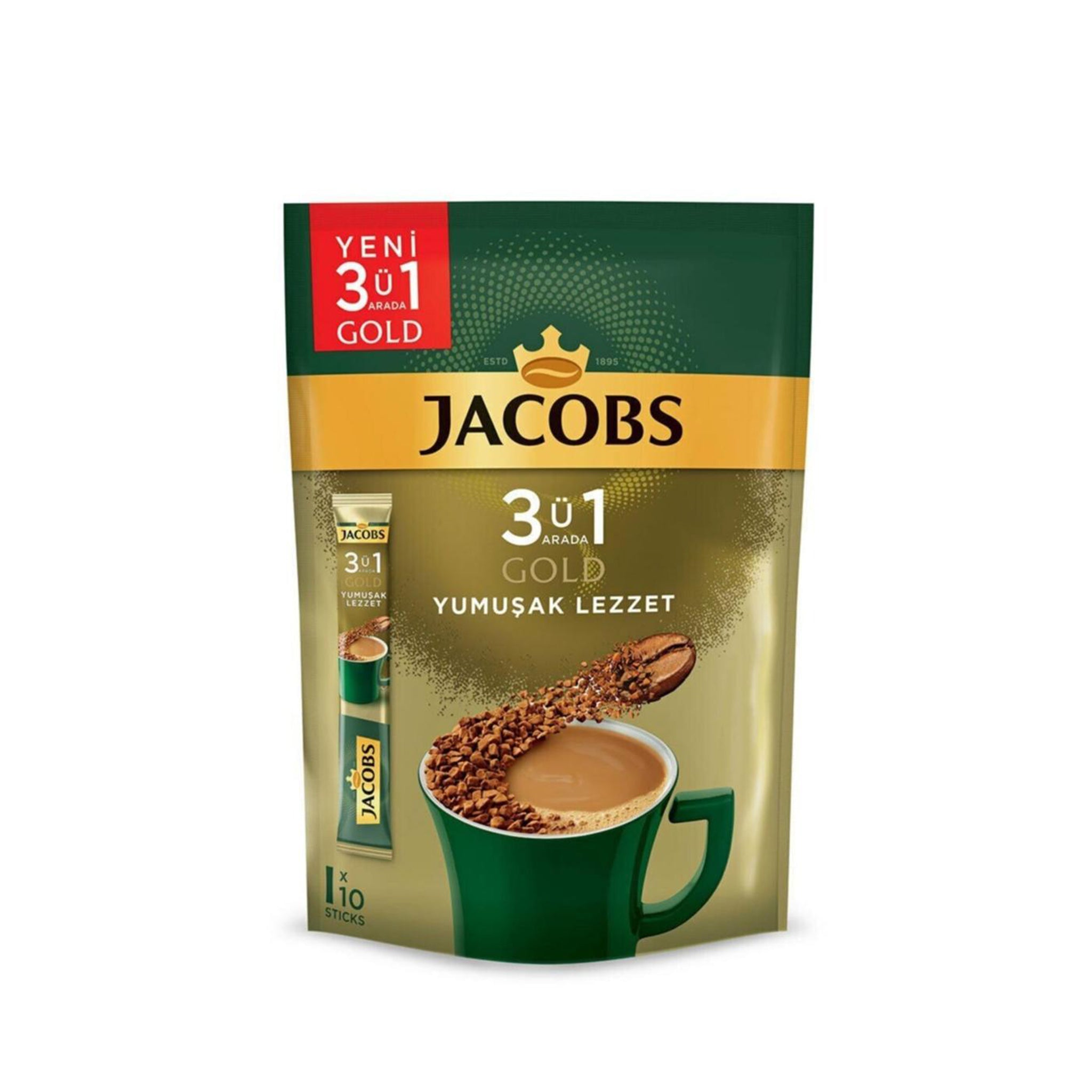 Jacobs 3-in-1 Instant Coffee Mix – Full Pack
