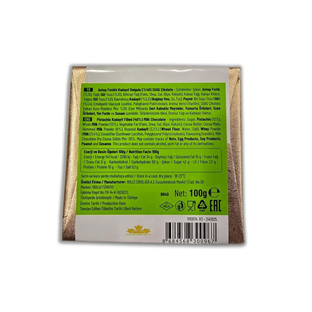 Bolci Dubai Chocolate 100g
