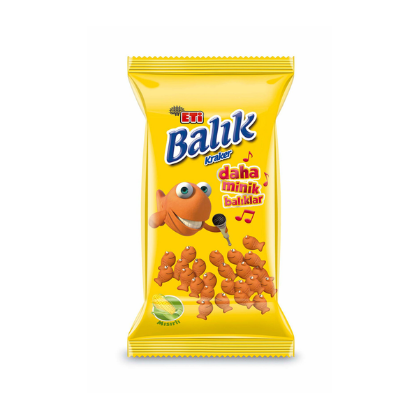 Eti Fish Corn Crackers 70 Gr