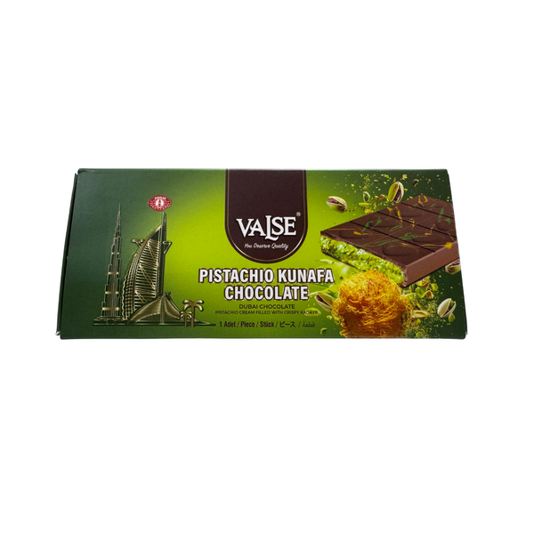 Valse100 gr Dubai Chocolate with Pistachios and Crispy Kadayif