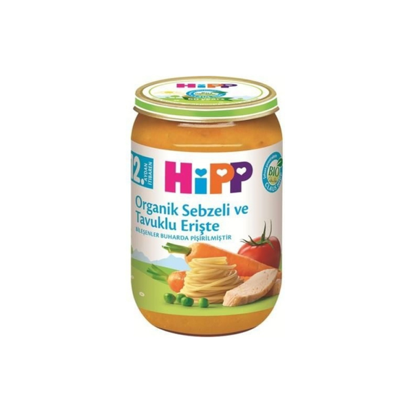 Hipp Organic Vegetable and Chicken Noodle Jar Food 220gr