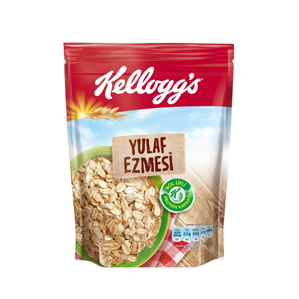 Kellogg’s Oatmeal 400g – 100% Oatmeal, Source of Fiber and Protein