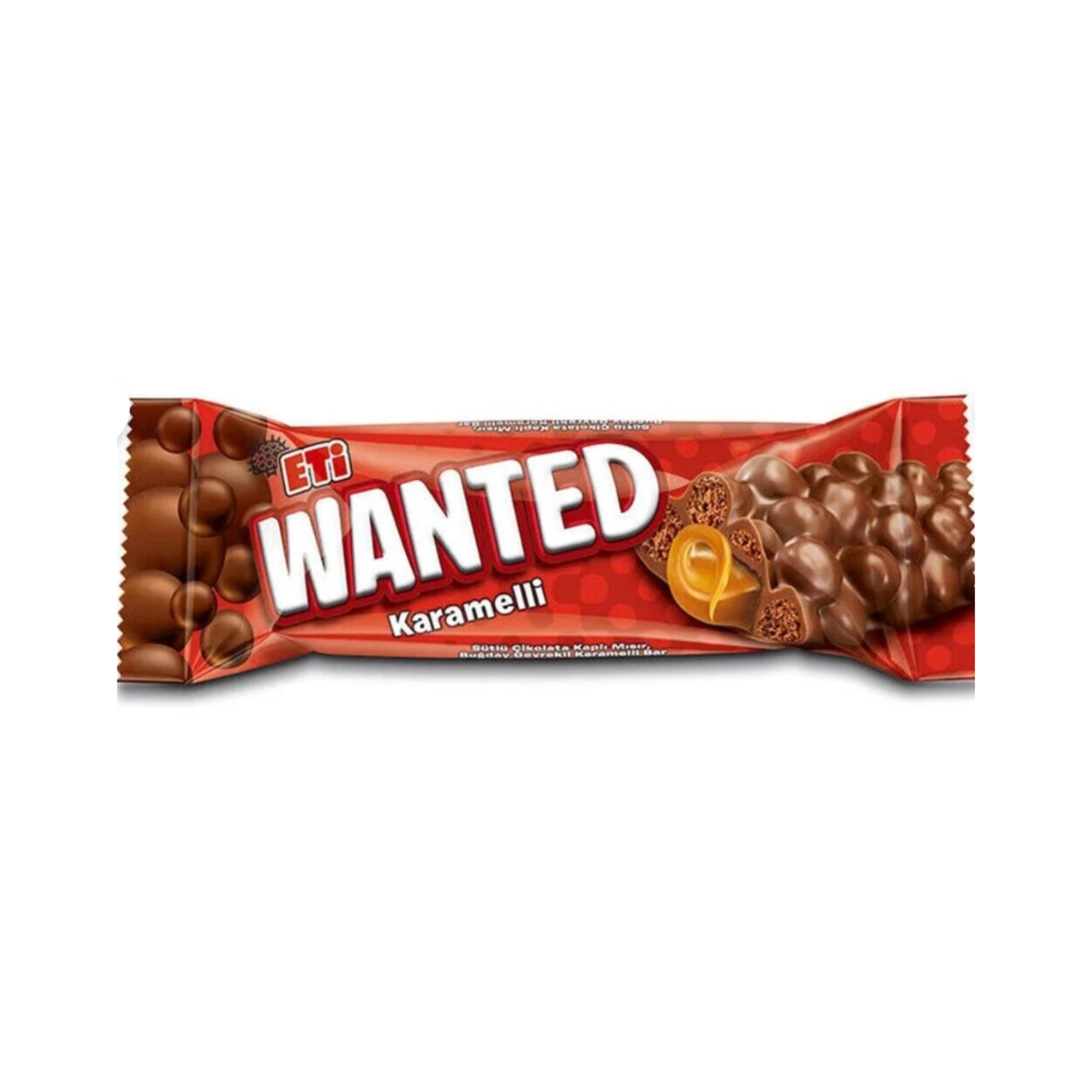 Eti Wanted Caramel Chocolate Bar 22g