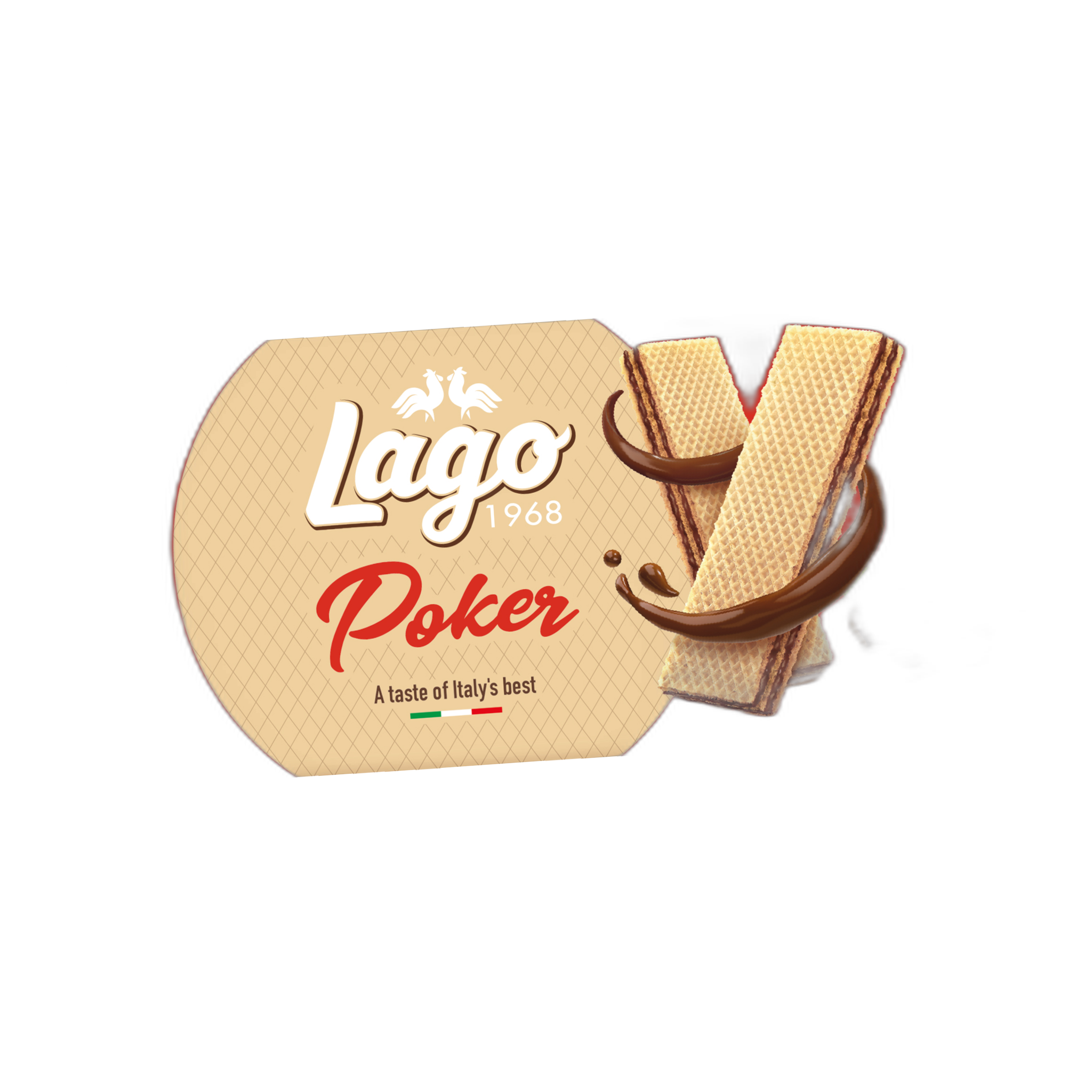 Gastone Lago Poker Wafer with Hazelnut Cream 150g