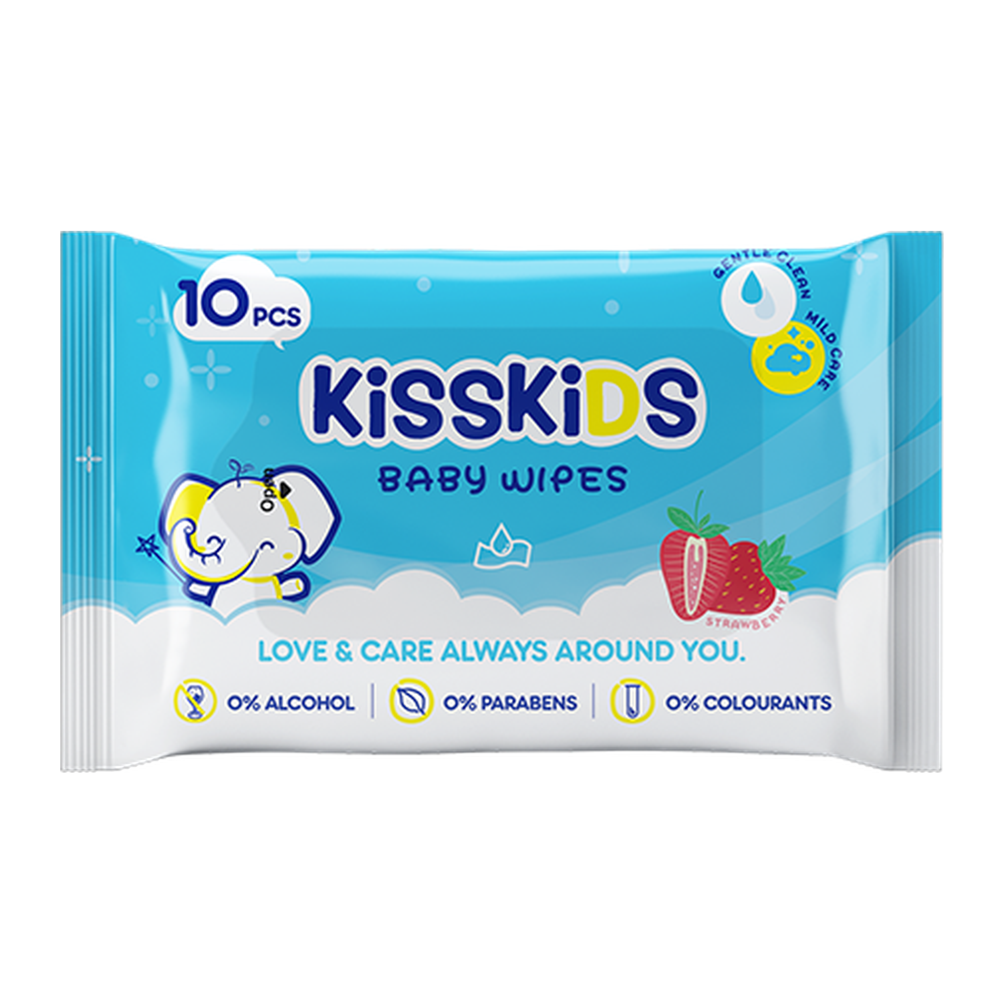 KissKids Baby Wipes 10pcs
