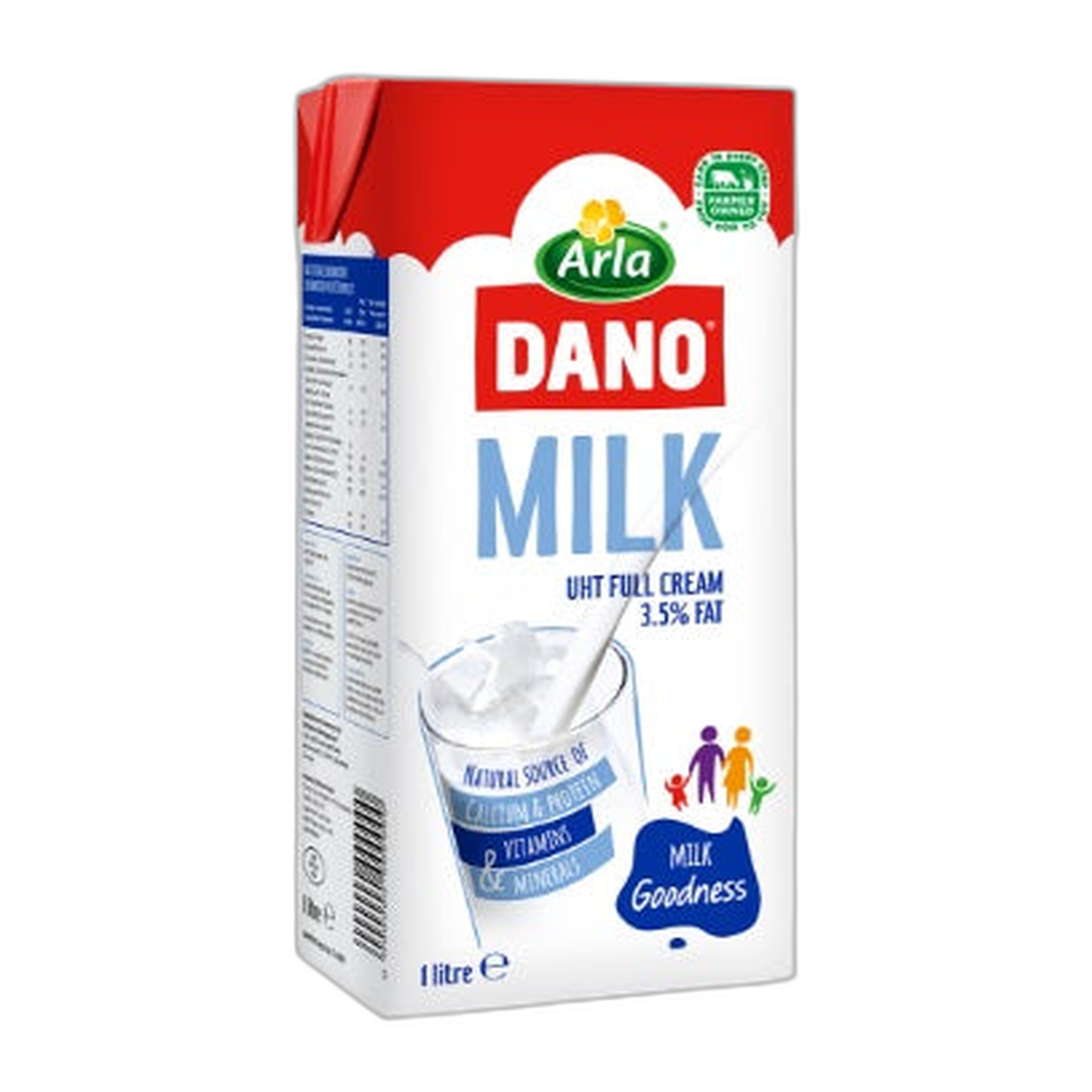Dano UHT Full Cream Milk 3.5% fat 1L