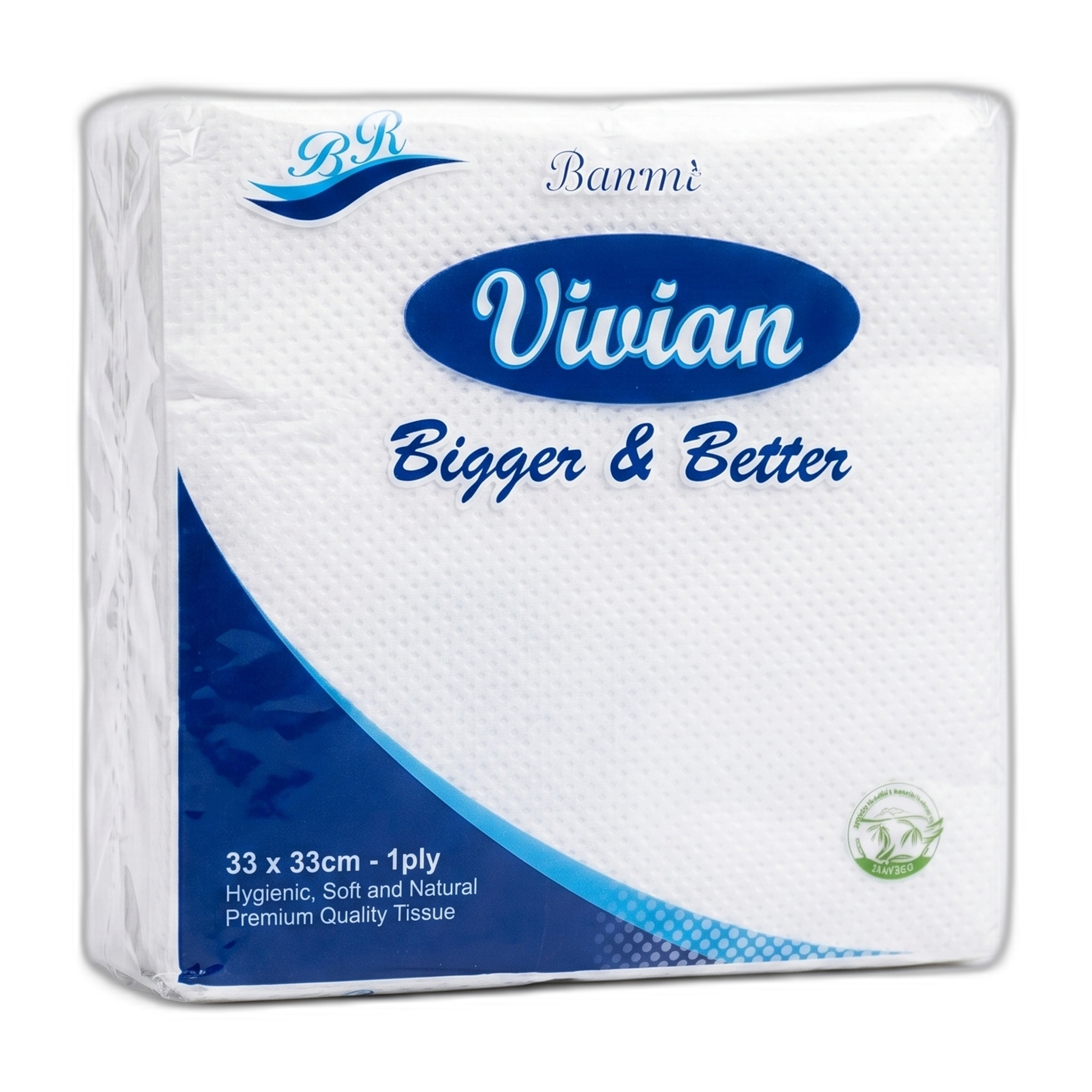 Vivian Serviette Sheets 33 x 33cm 1-Ply