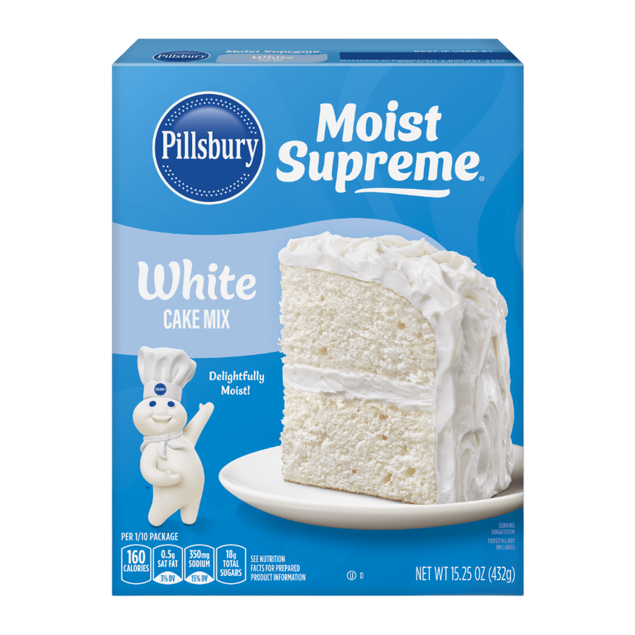Pillsbury Moist Supreme White Cake Mix 432g