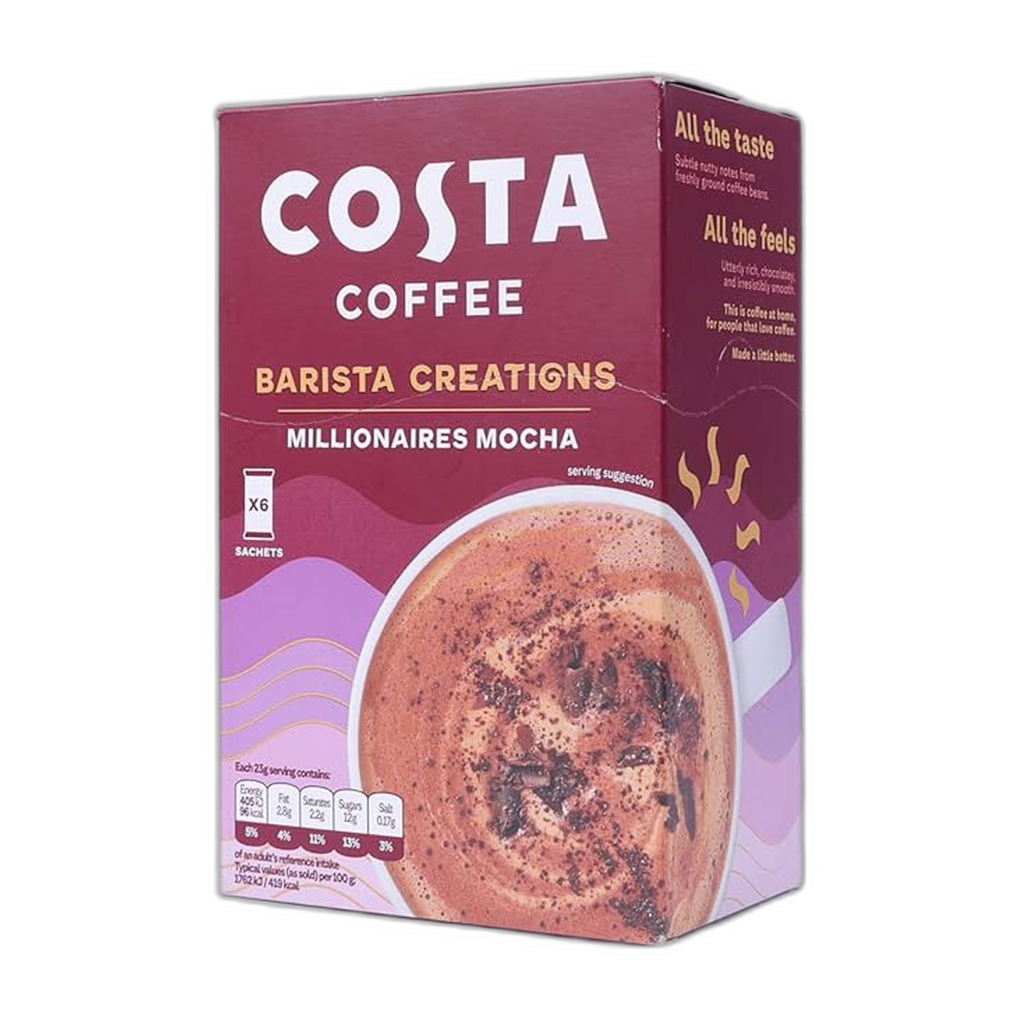 Costa Coffee Barista Creations Millionaire's Mocha 138g