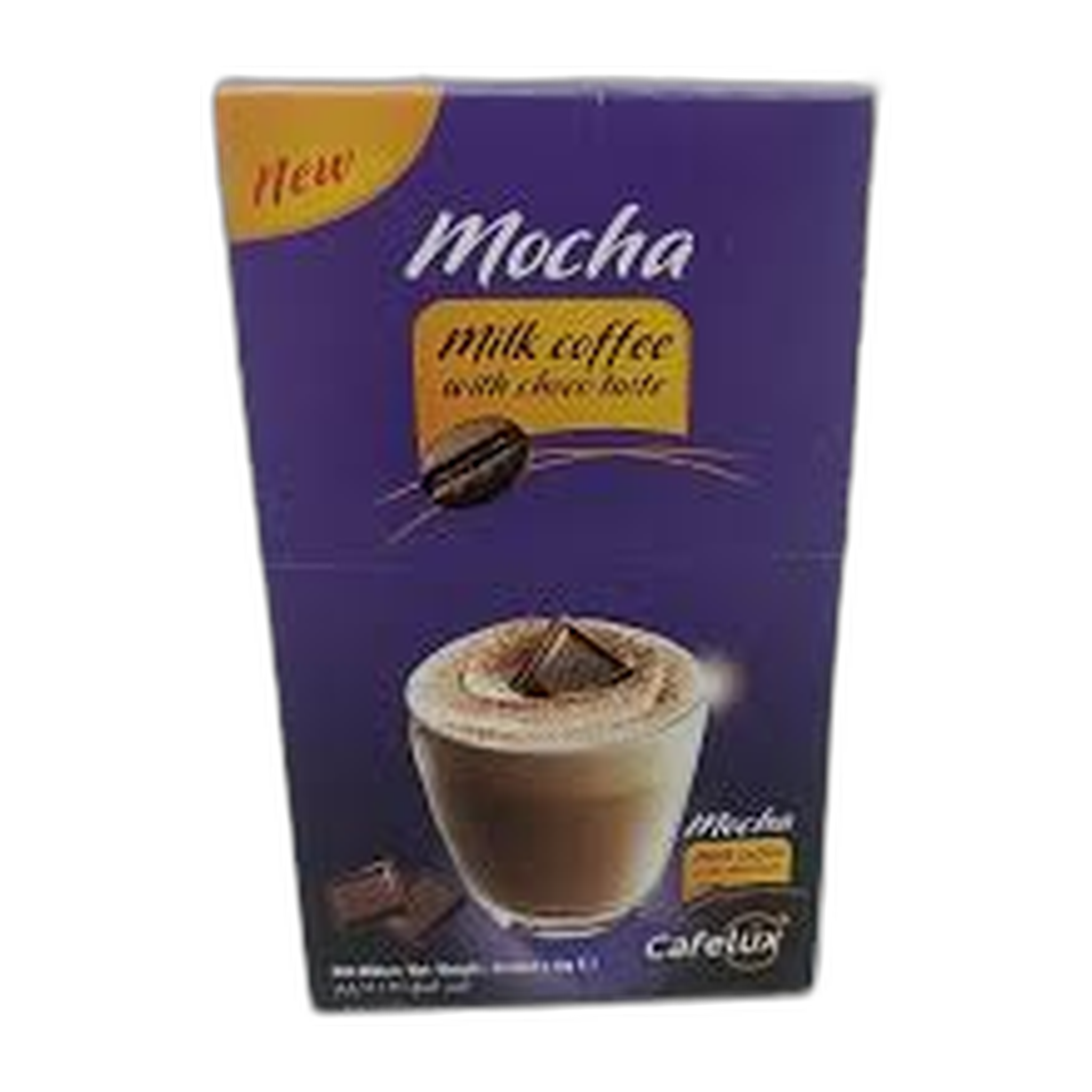 Cafelux Mocha Milk Coffee with Chocolate Taste 24 x 18g