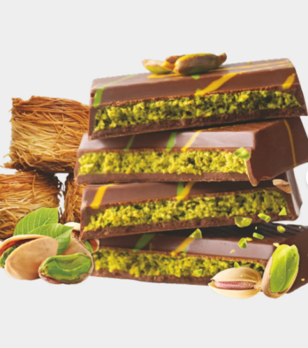 Valse100 gr Dubai Chocolate with Pistachios and Crispy Kadayif