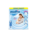 Molfix Diapers Size "1" , Box 4 Packs - "One Pack (82 Pieces)”