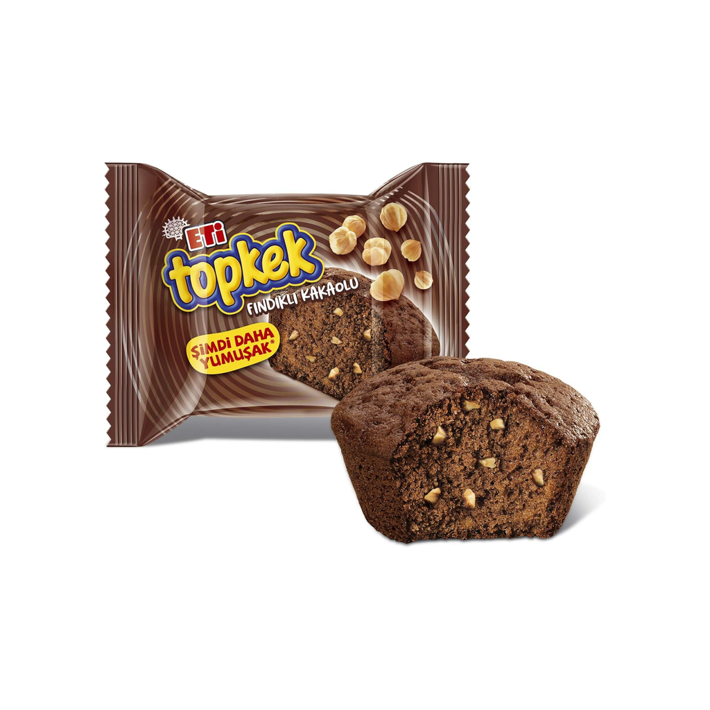 Eti Topkek Hazelnut & Cocoa Cake 35g