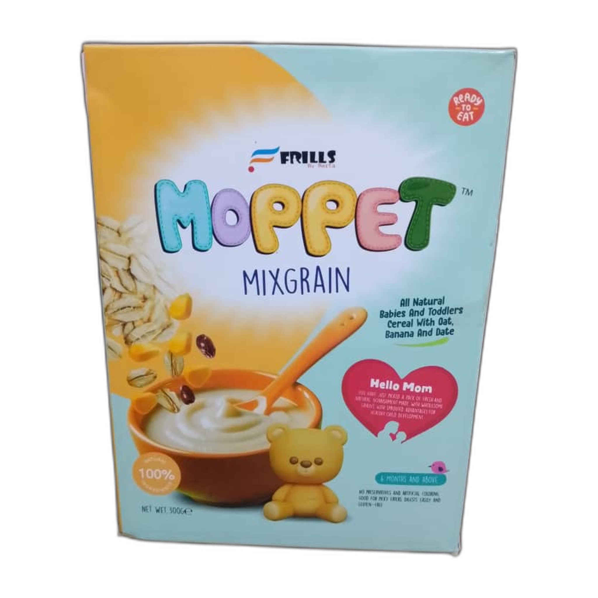 Frills Moppet Mixed Grain Baby Cereal 300g