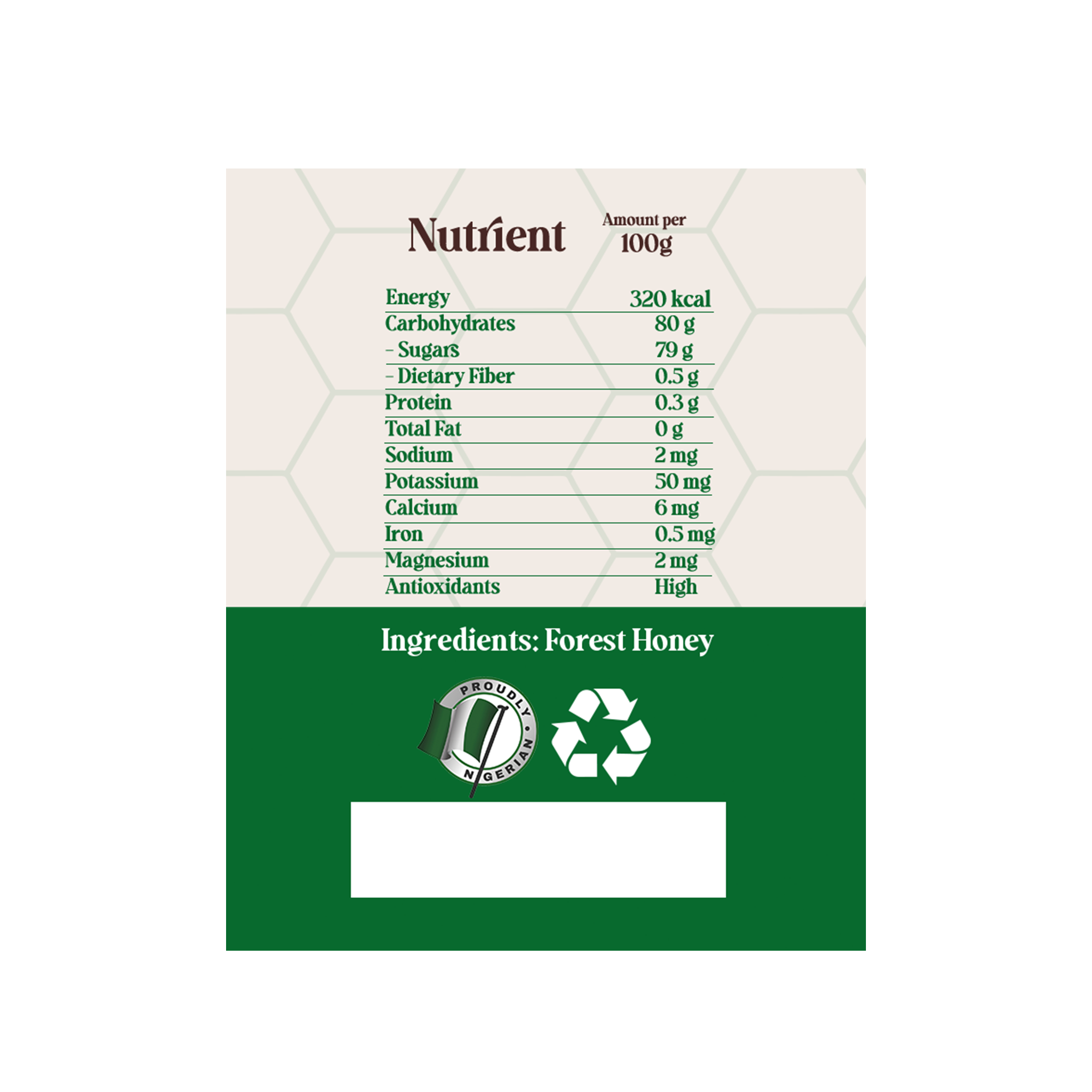 Pure Forest honey 1000gr