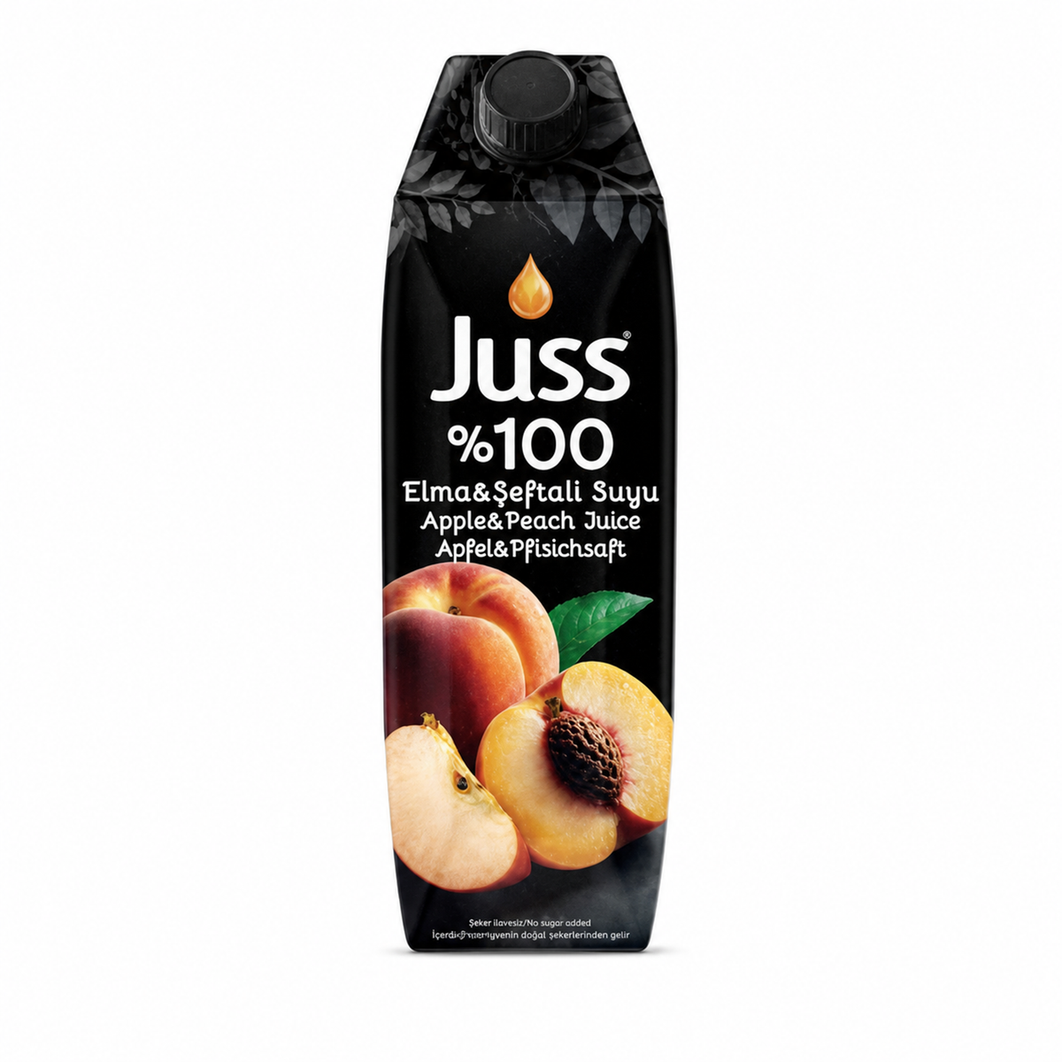 Juss 100% Apple & Peach Juice – 1L