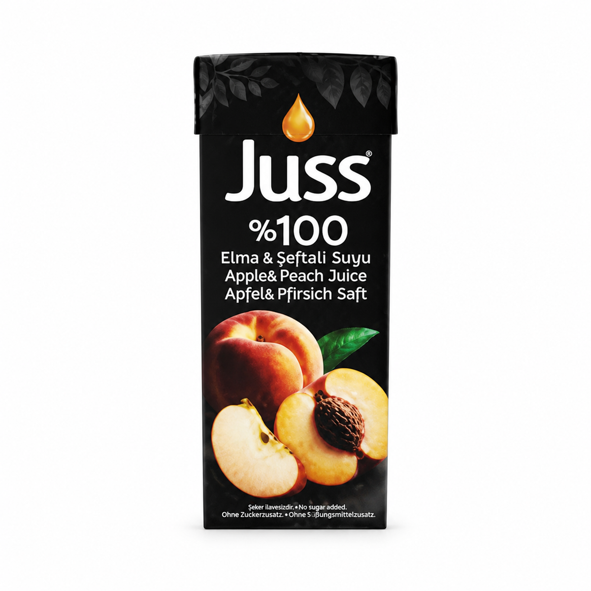 Juss 100% Apple & Peach Juice – 200ml