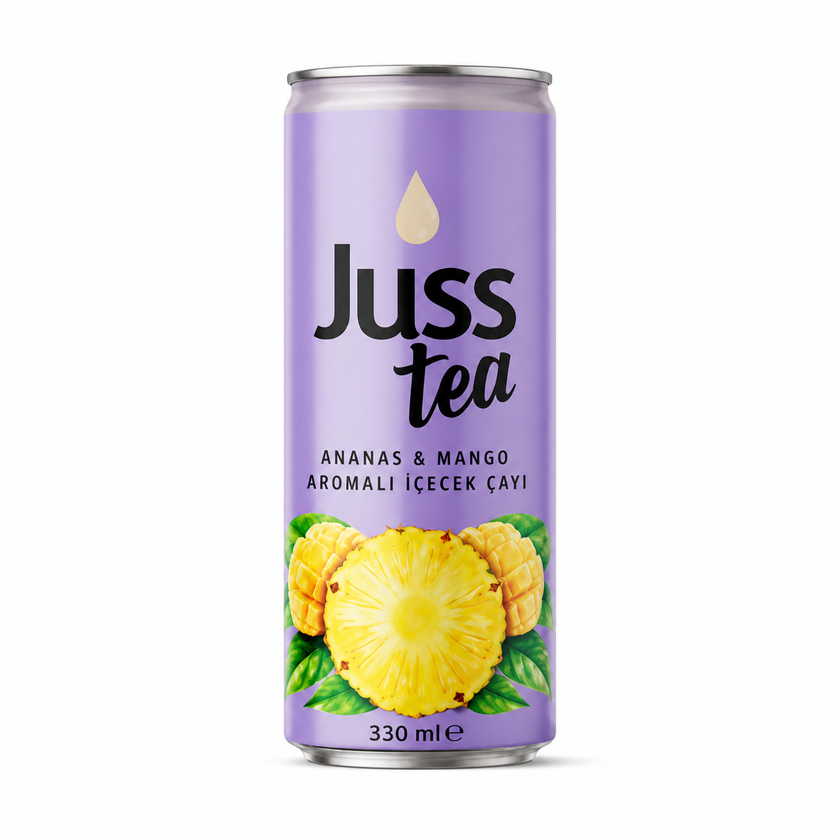 Juss Pineapple & Mango Iced Tea – 330ml